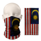 Snood de la bandera de Malasia Jalur Gemilang – Cubrecara transpirable tipo braga de cuello