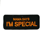 Parche termoadhesivo "Mamá dice que soy especial" (10 x 4 cm)