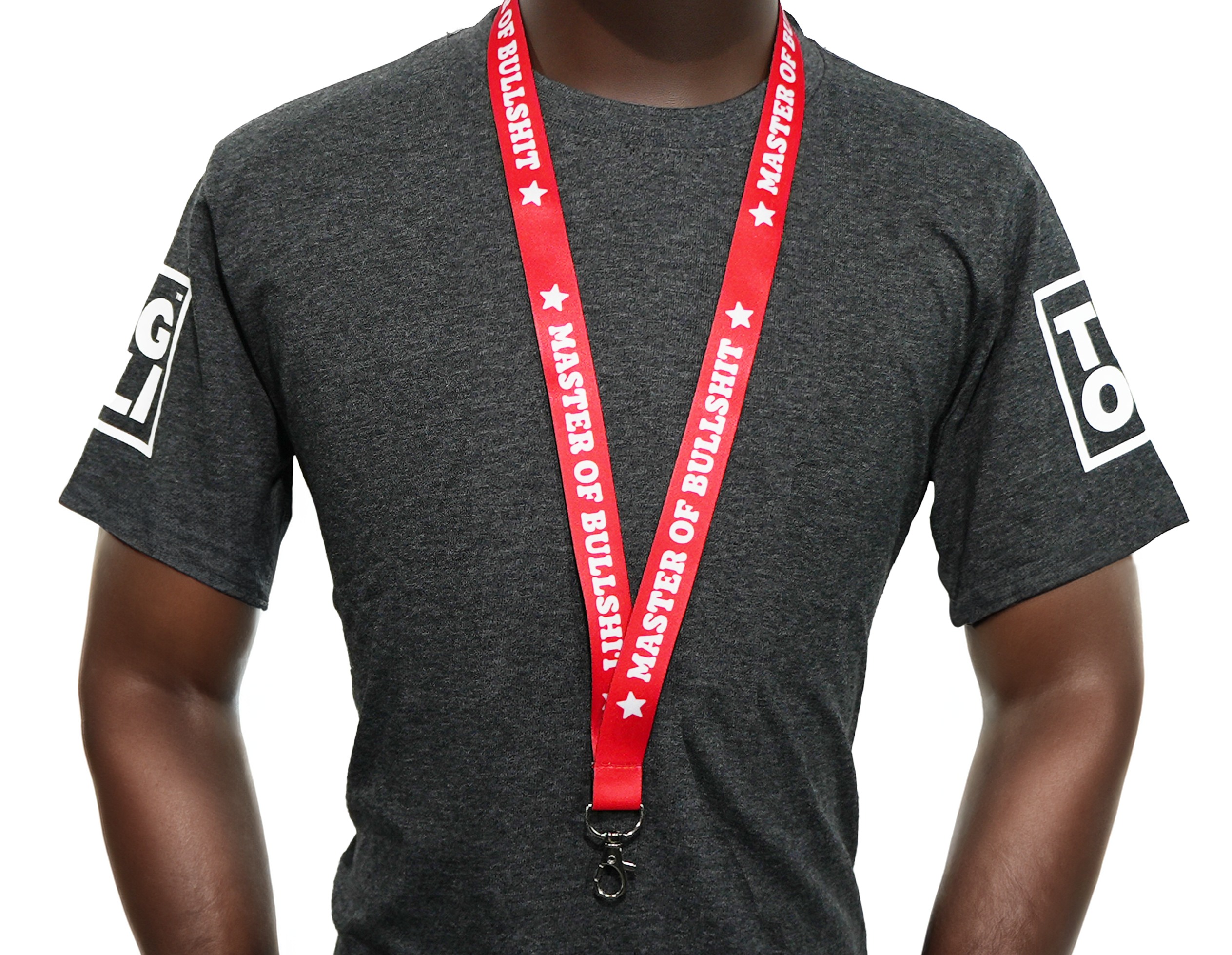 Master Of Bullshit Office Lanyard Secondary image
