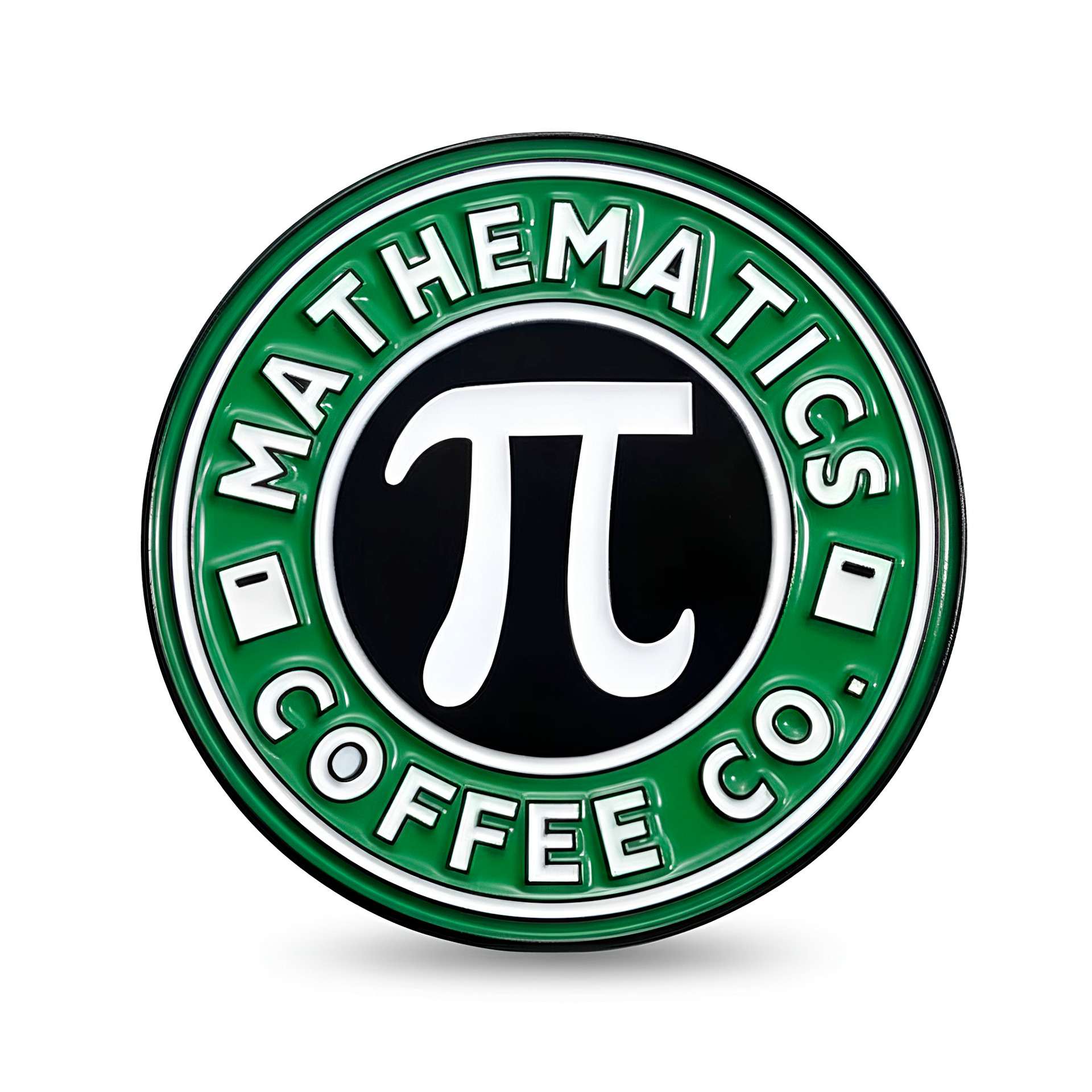 Mathematics Pi Coffee Co Pin Badge