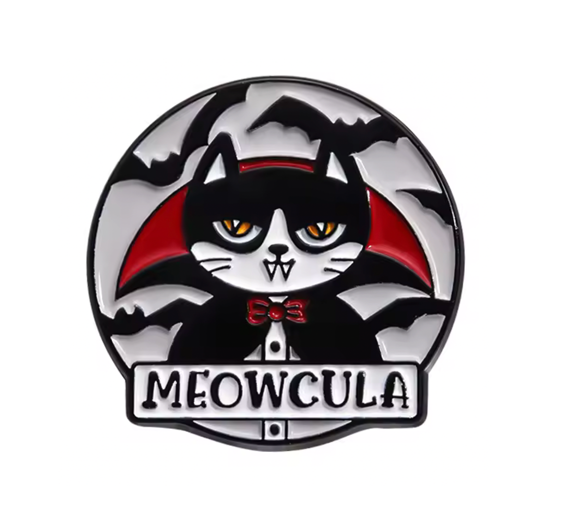 Pin de Gato Meowcula Imagen principal del producto