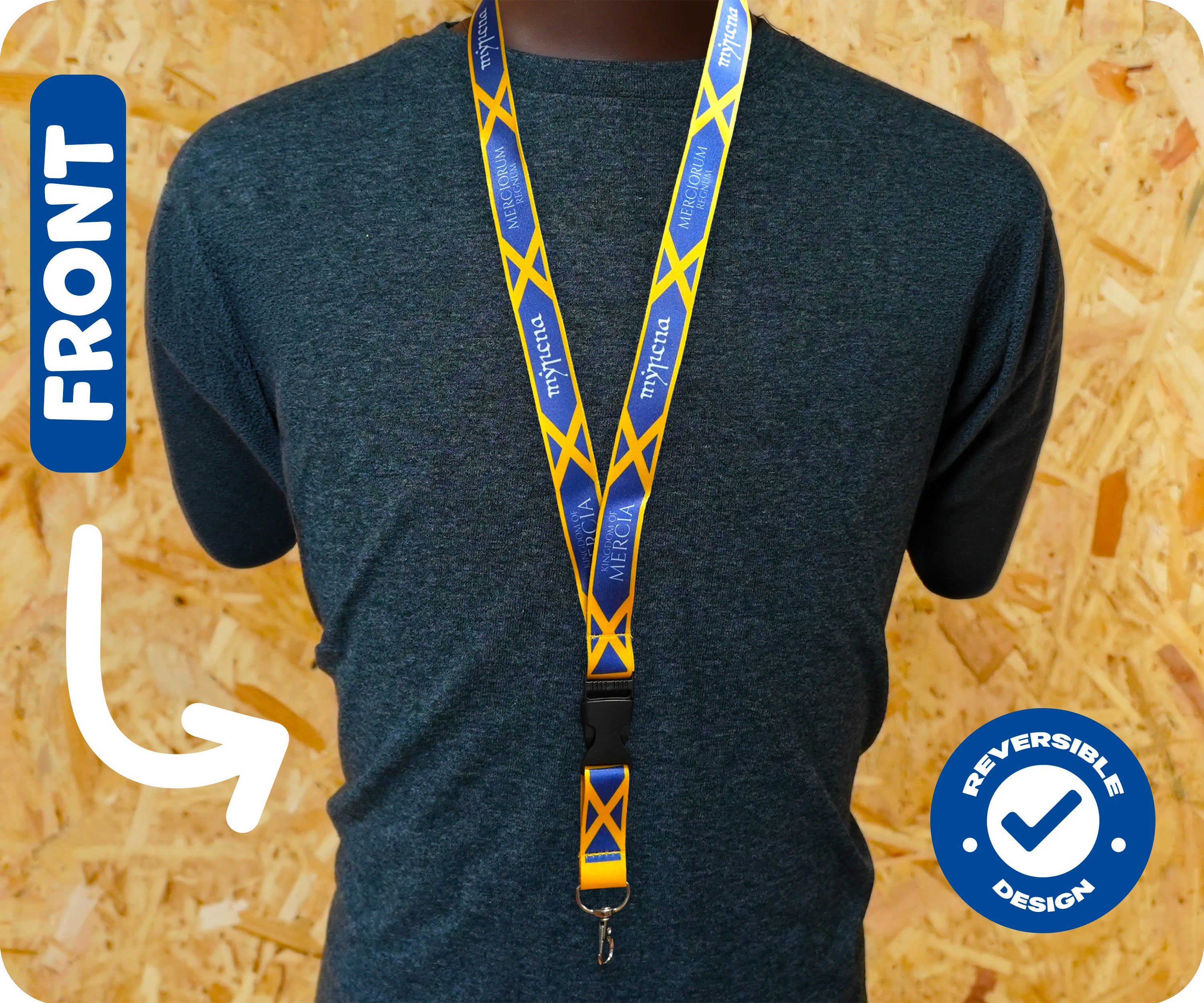 Kingdom of Mercia Flag Lanyard