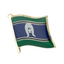 The Torres Strait Flag Pin Badge