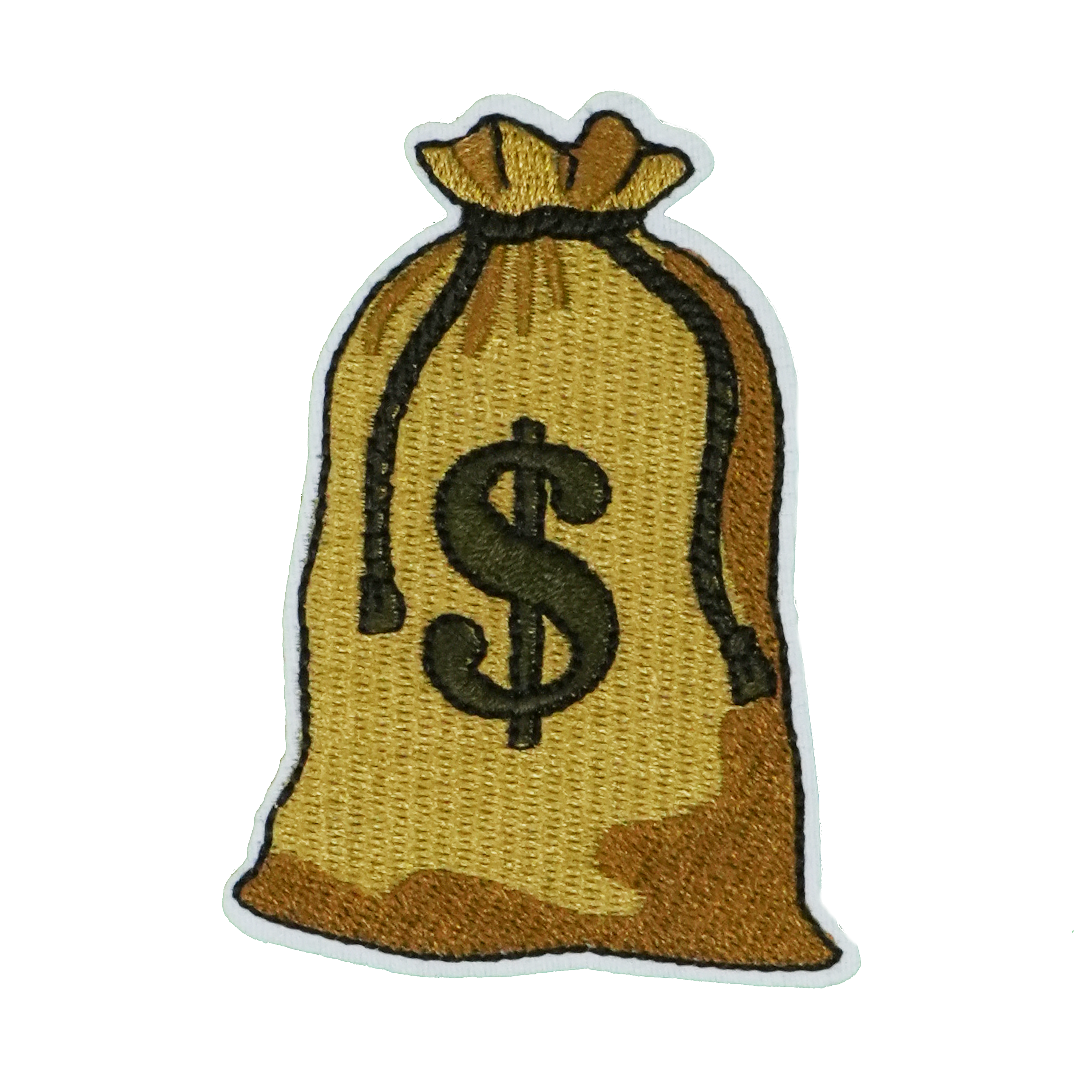 Parche termoadhesivo "Saco de Dinero - Botín de Dólares" (8x 5cm) Imagen principal del producto