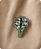 Money Tree Enamel Pin Badge