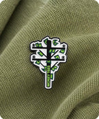 Money Tree Enamel Pin Badge