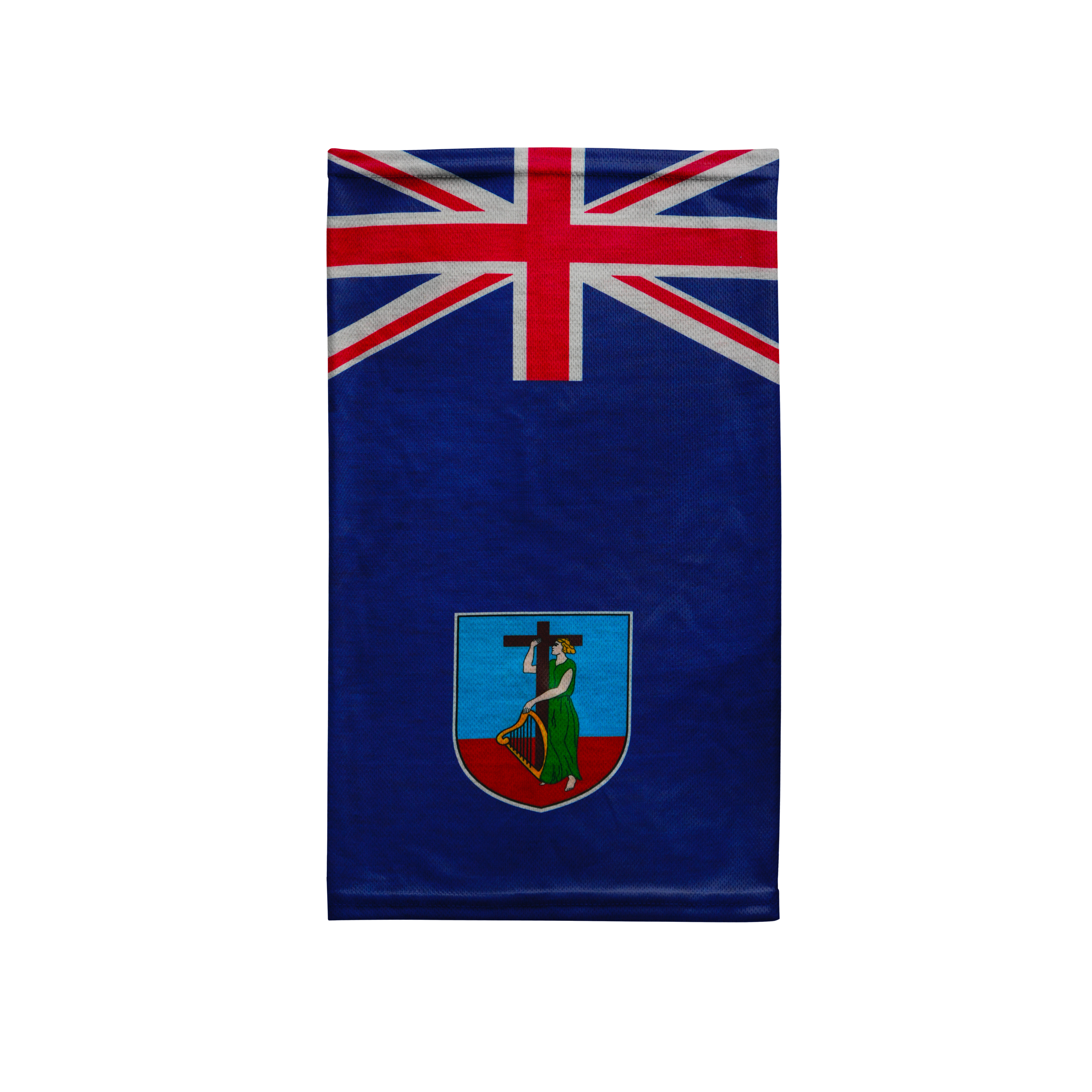 Snood con la bandera de Montserrat – Mascarilla transpirable, cubrecuello
