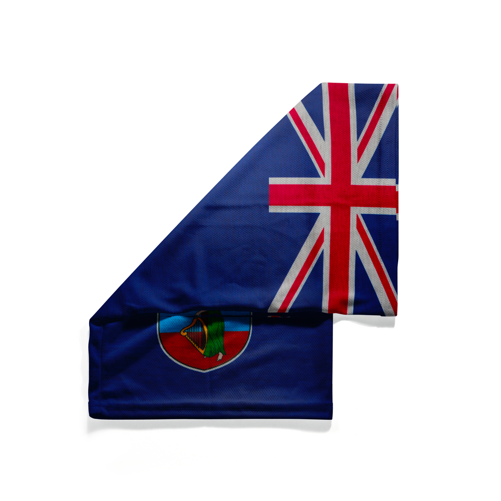 Snood con la bandera de Montserrat – Mascarilla transpirable, cubrecuello