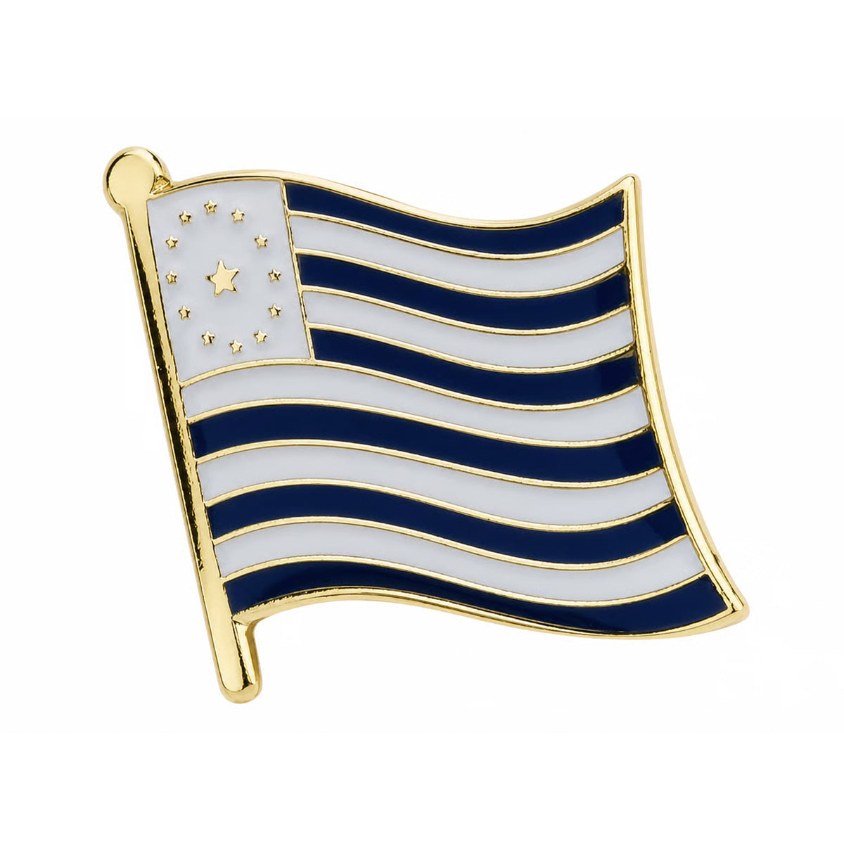 Deseret Mormon Pioneer LDS Flag Pin Badge