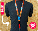 Morocco Art Flag Lanyard