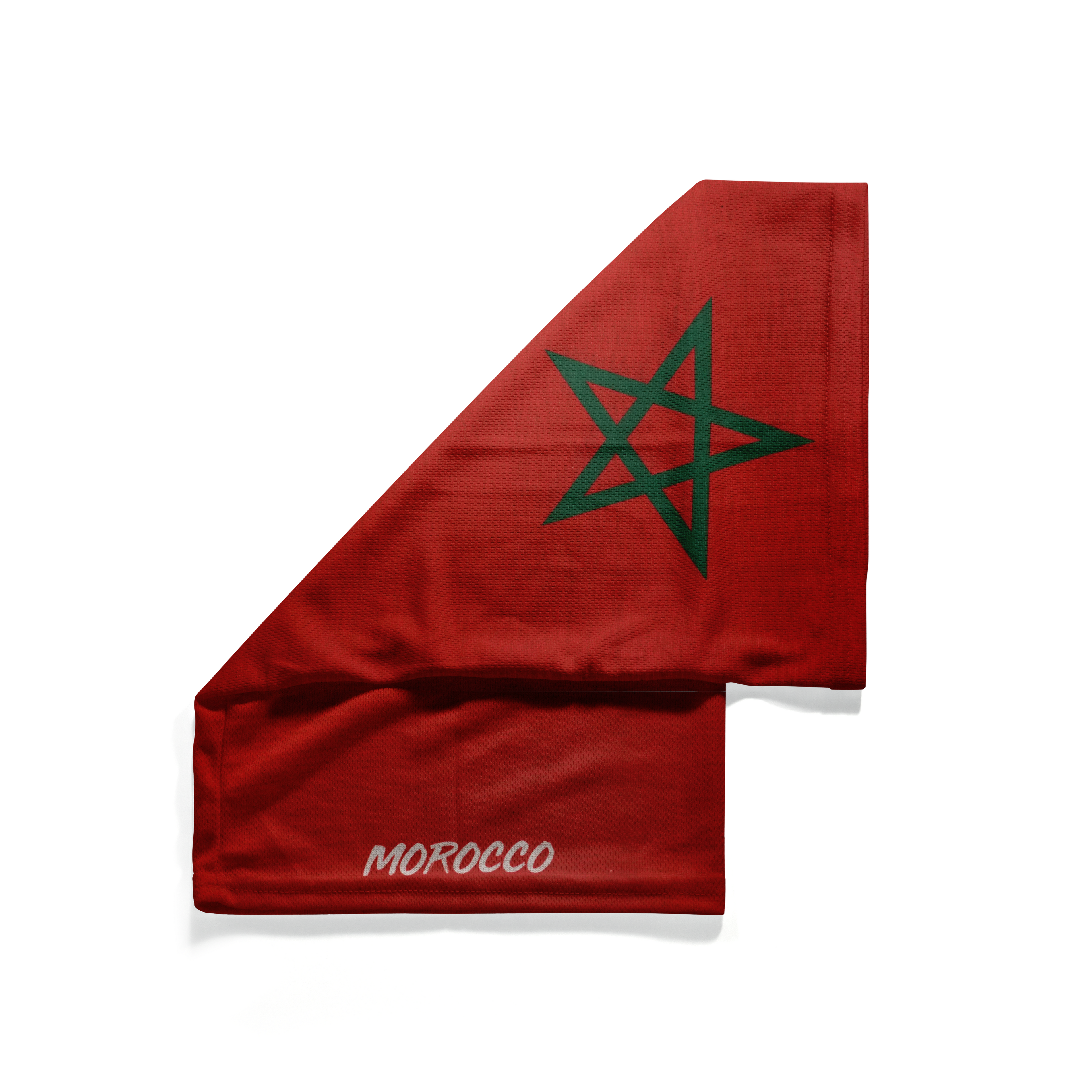 Pasamontañas con la bandera de Marruecos – Mascarilla transpirable para cuello