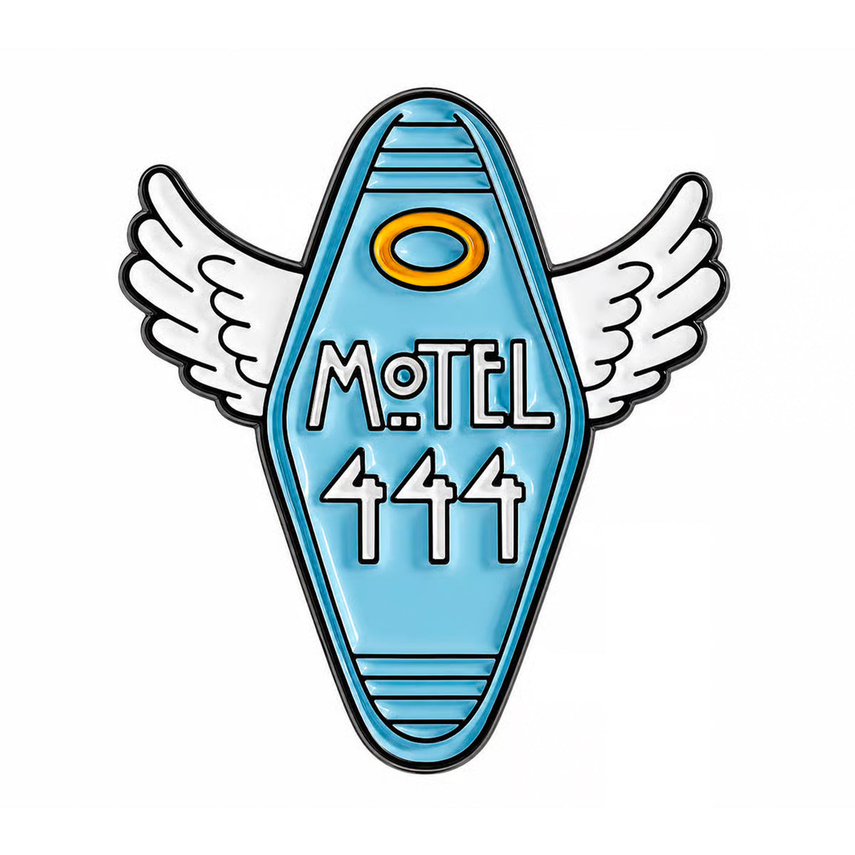 Motel 444 Angel Wings Enamel Pin Badge