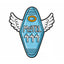 Motel 444 Angel Wings Enamel Pin Badge