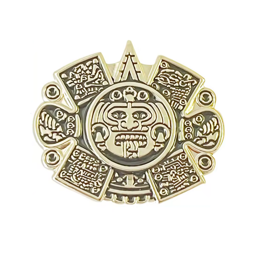 Mayan Aztec Mexican Pin Badge