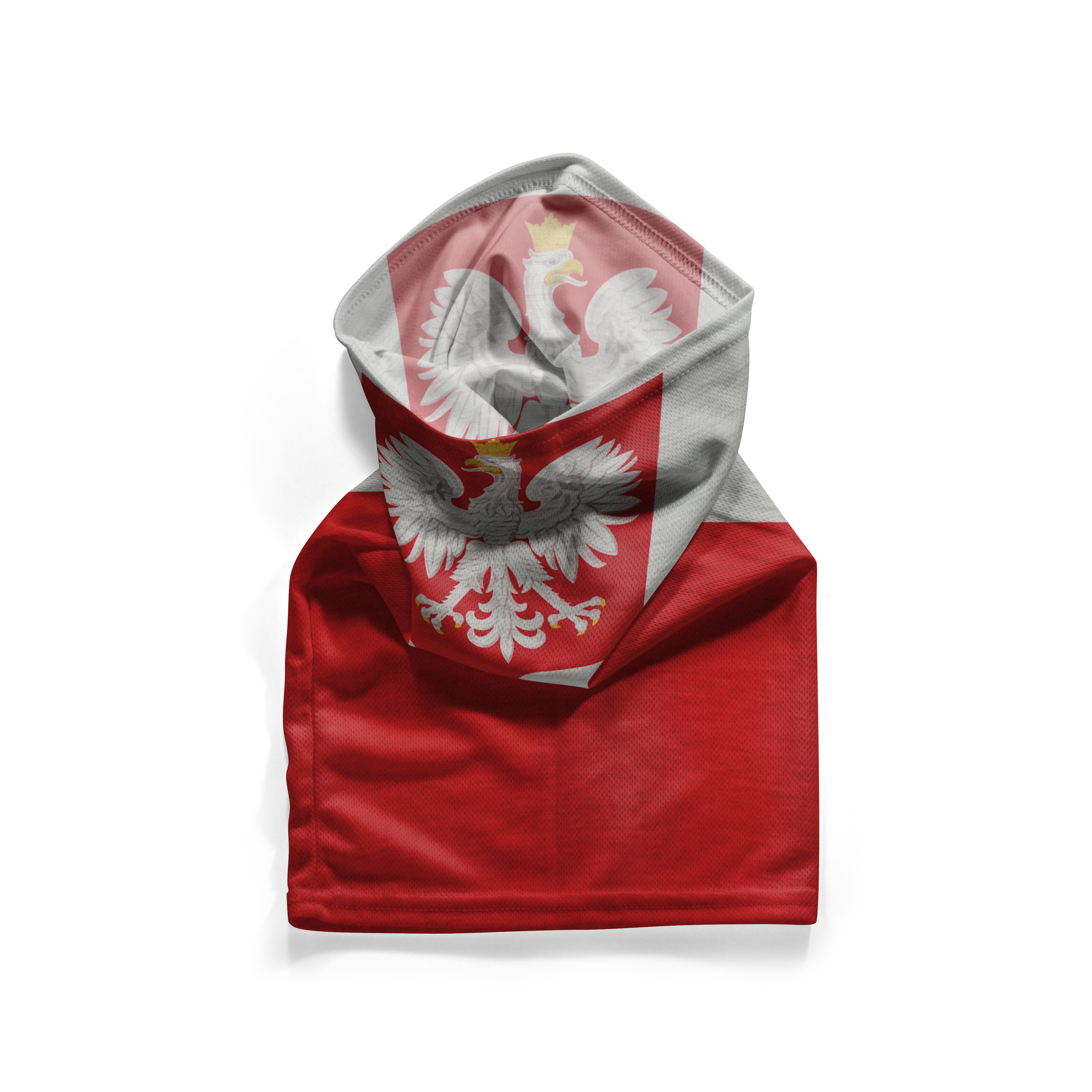 Bandana tubular con escudo de la Armada de Polonia – Mascarilla transpirable para cuello