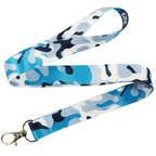 Blue Camouflage Naval  Lanyard