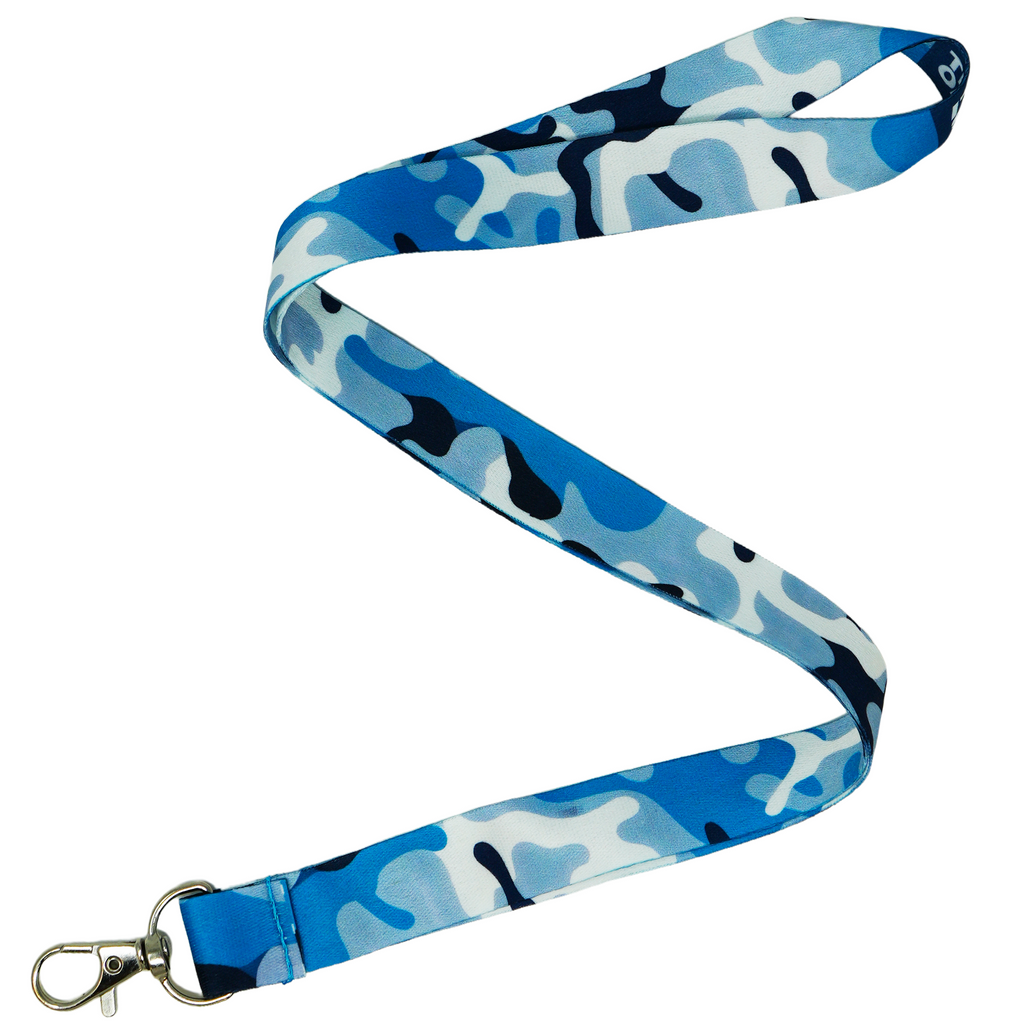 Blue Camouflage Naval  Lanyard