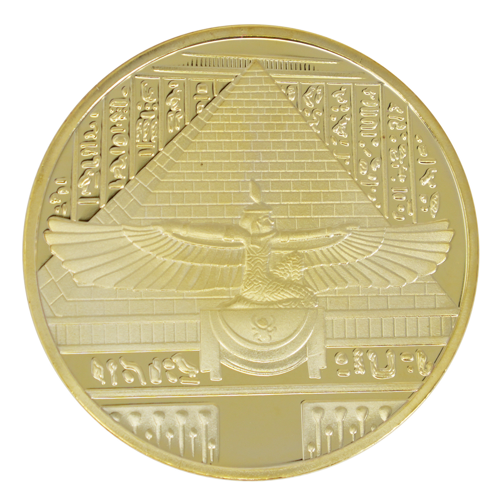 Queen Nefertiti & Pyramid Design Ancient Egypt Commemorative Coin