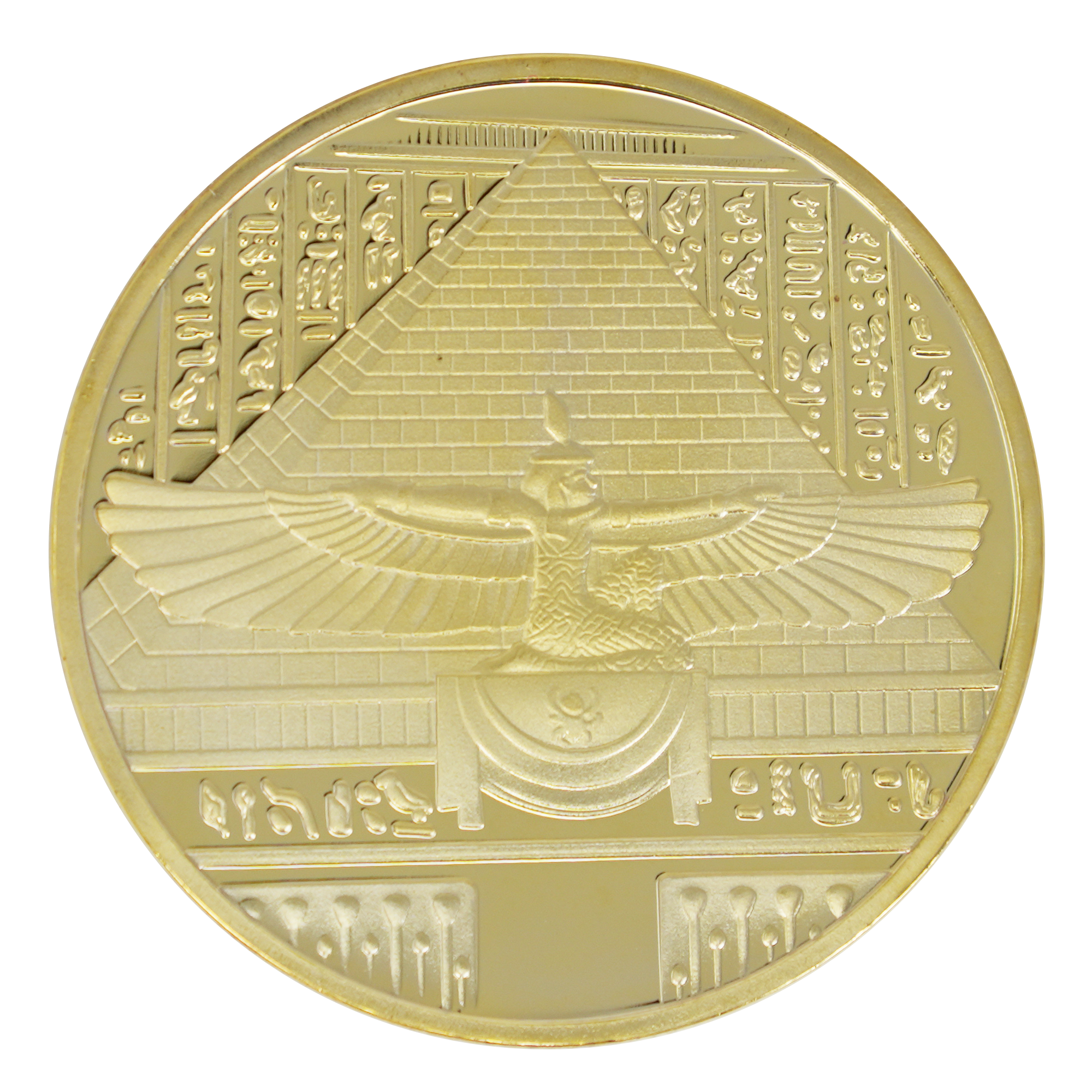 Queen Nefertiti & Pyramid Design Ancient Egypt Commemorative Coin