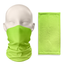 Braga de cuello de color verde amarillento neón – Mascarilla transpirable para el cuello