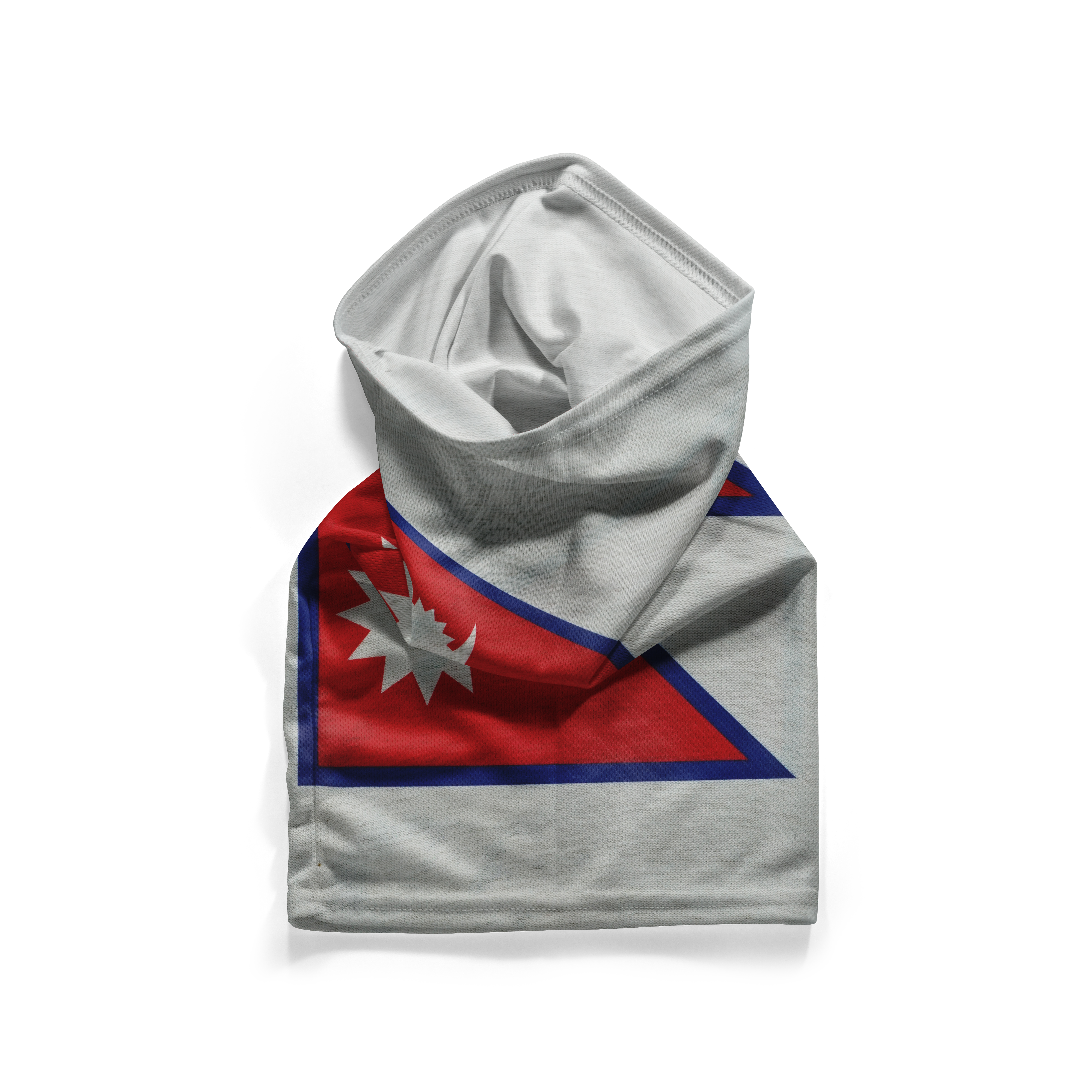 Nepal Flag Snood  – Breathable Mask Neck Gaiter Face Covering Secondary image