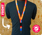 Netherlands Flag Orange Holland Lanyard