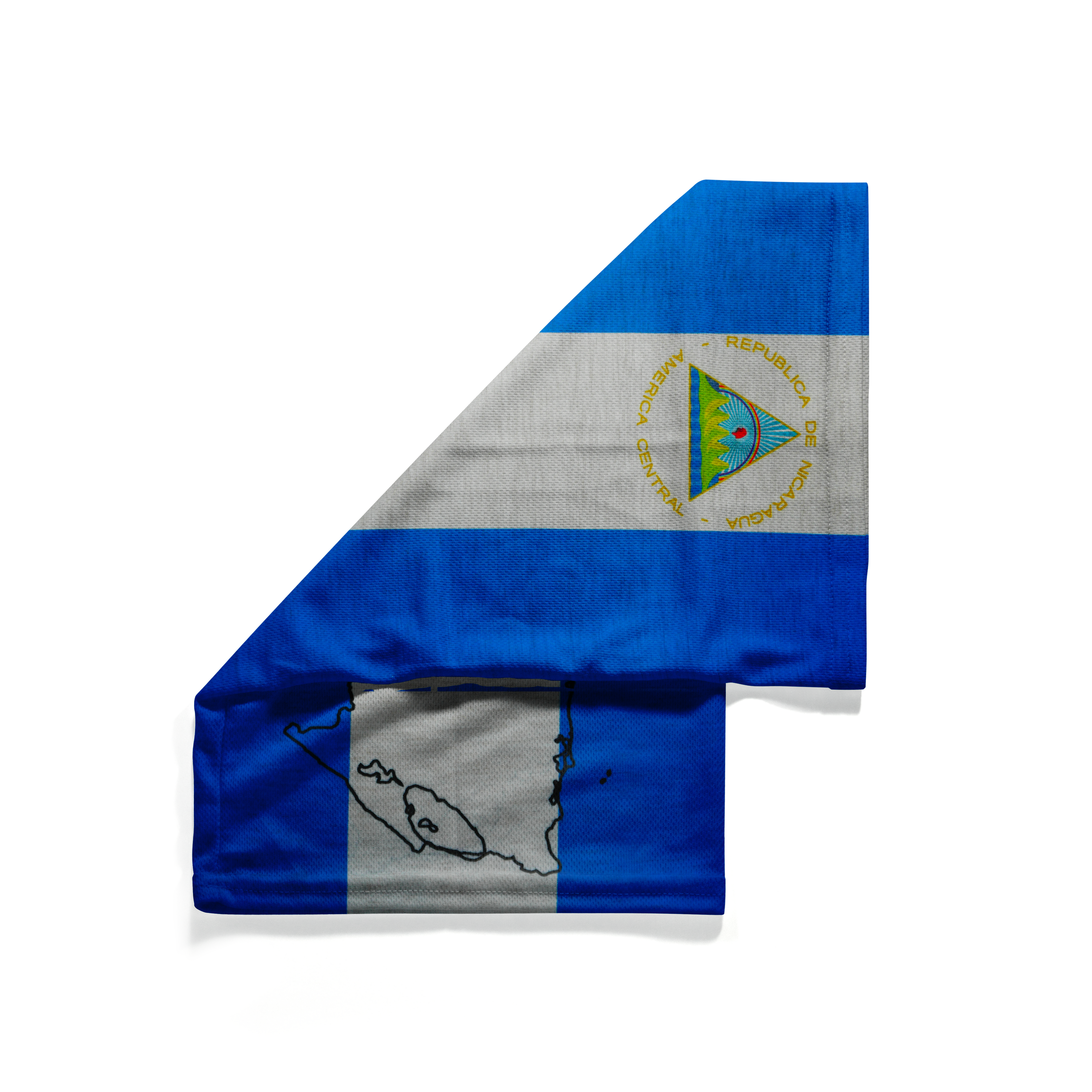 Snood con la bandera de Nicaragua - Mascarilla transpirable, cubrecuello