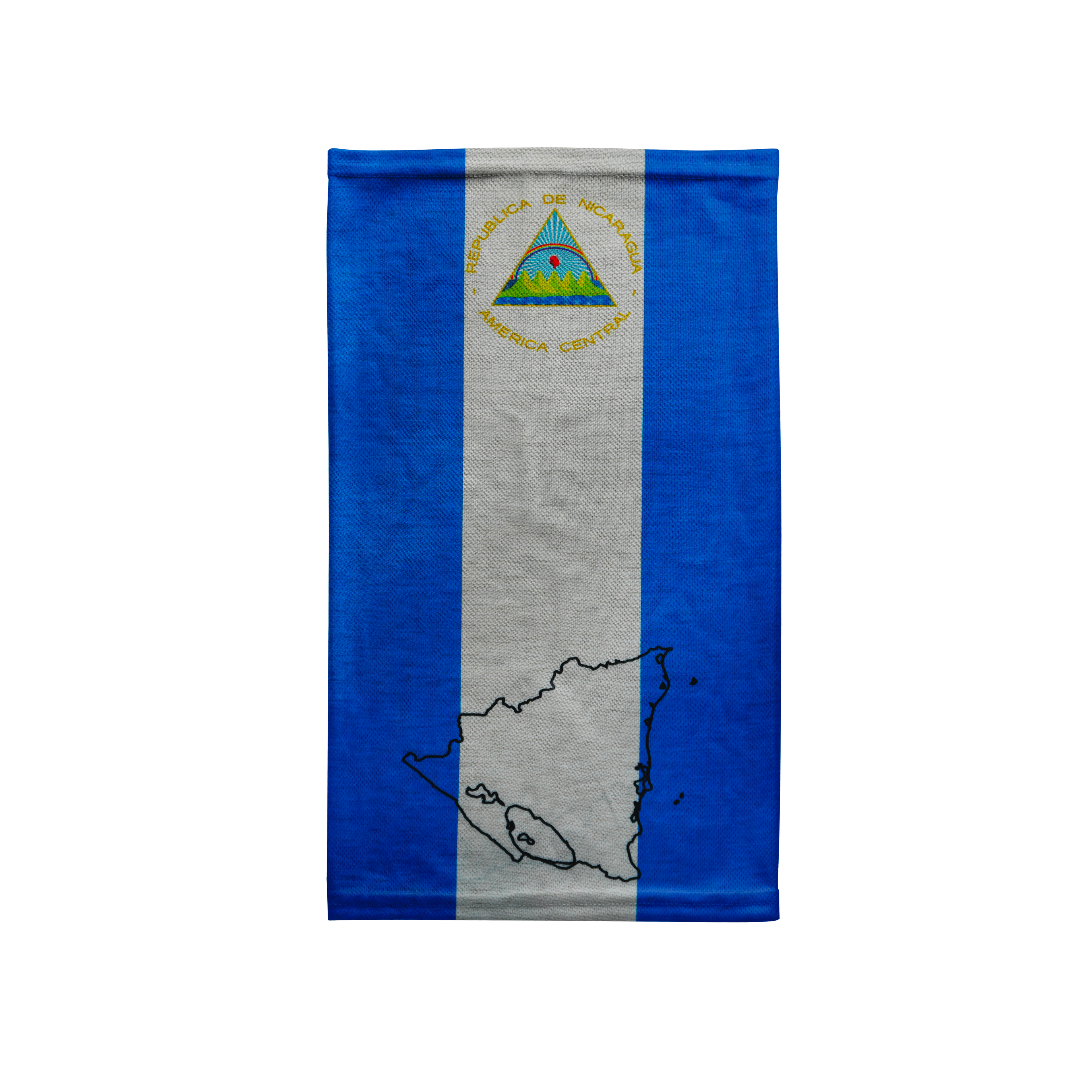 Snood con la bandera de Nicaragua - Mascarilla transpirable, cubrecuello