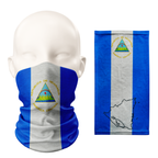 Snood con la bandera de Nicaragua - Mascarilla transpirable, cubrecuello