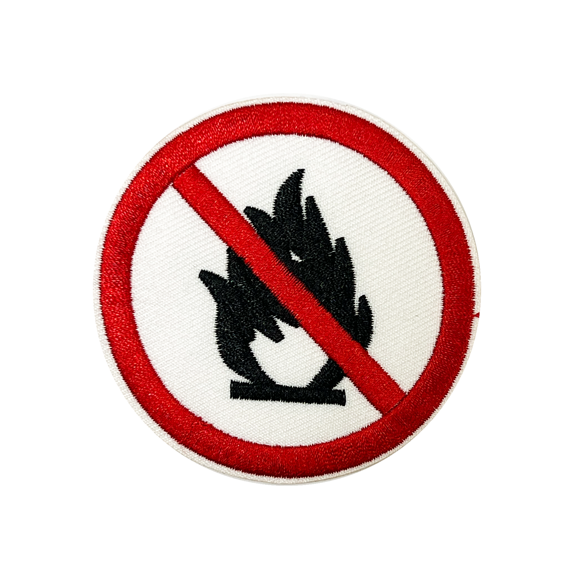No Campfires Embroidery Patch (7cm) Main image