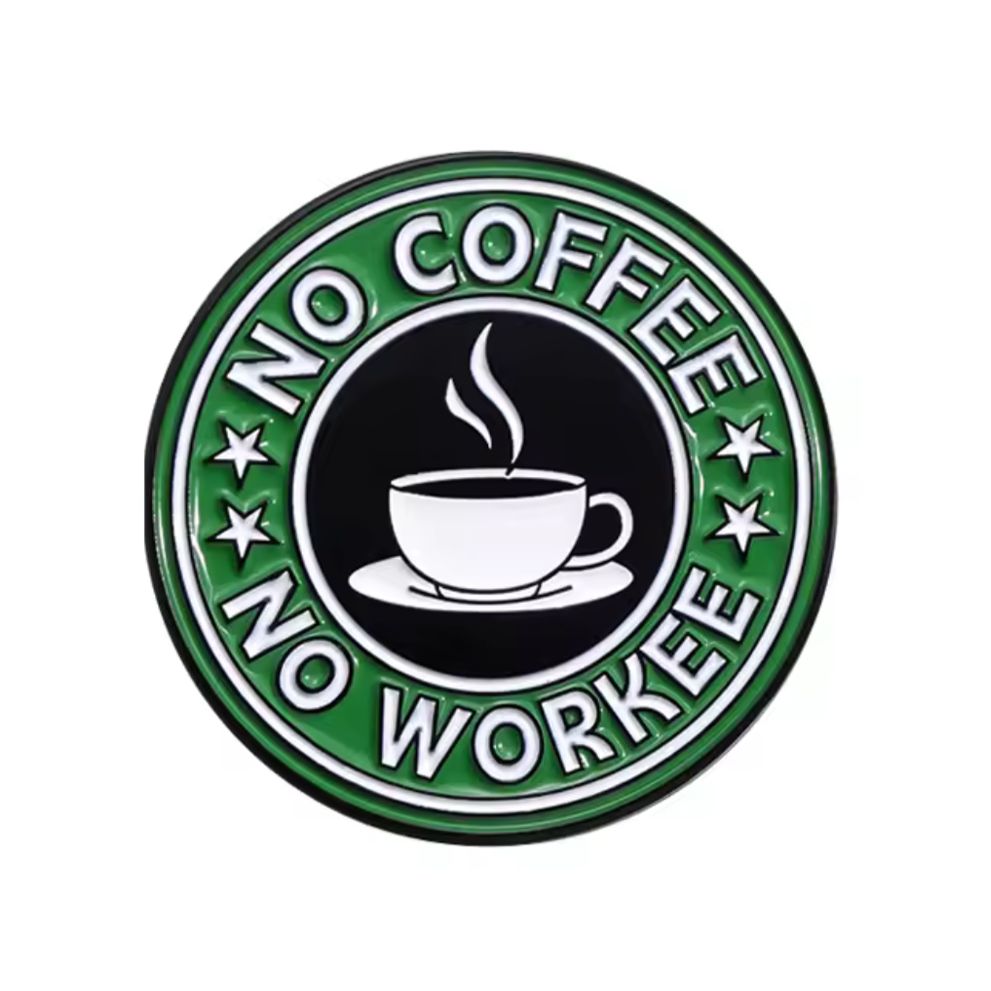 Insignia "Sin Café No Trabajo" Imagen principal del producto
