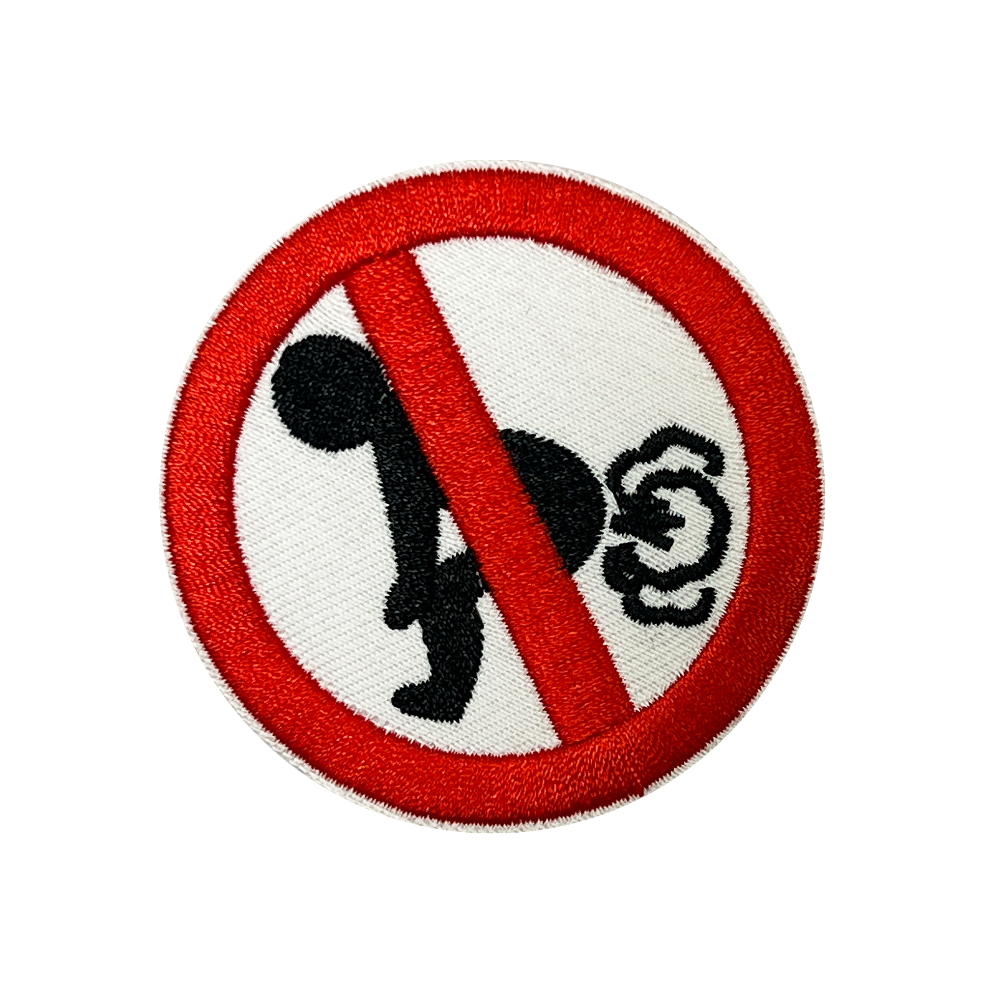 No Farting Embroidery Patch (7cm) Main image