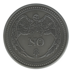 YES / NO Divination Coin – Gothic Oracle Design