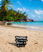 “Normal Isn’t Coming Back. Jesus Is.” Enamel Pin Badge