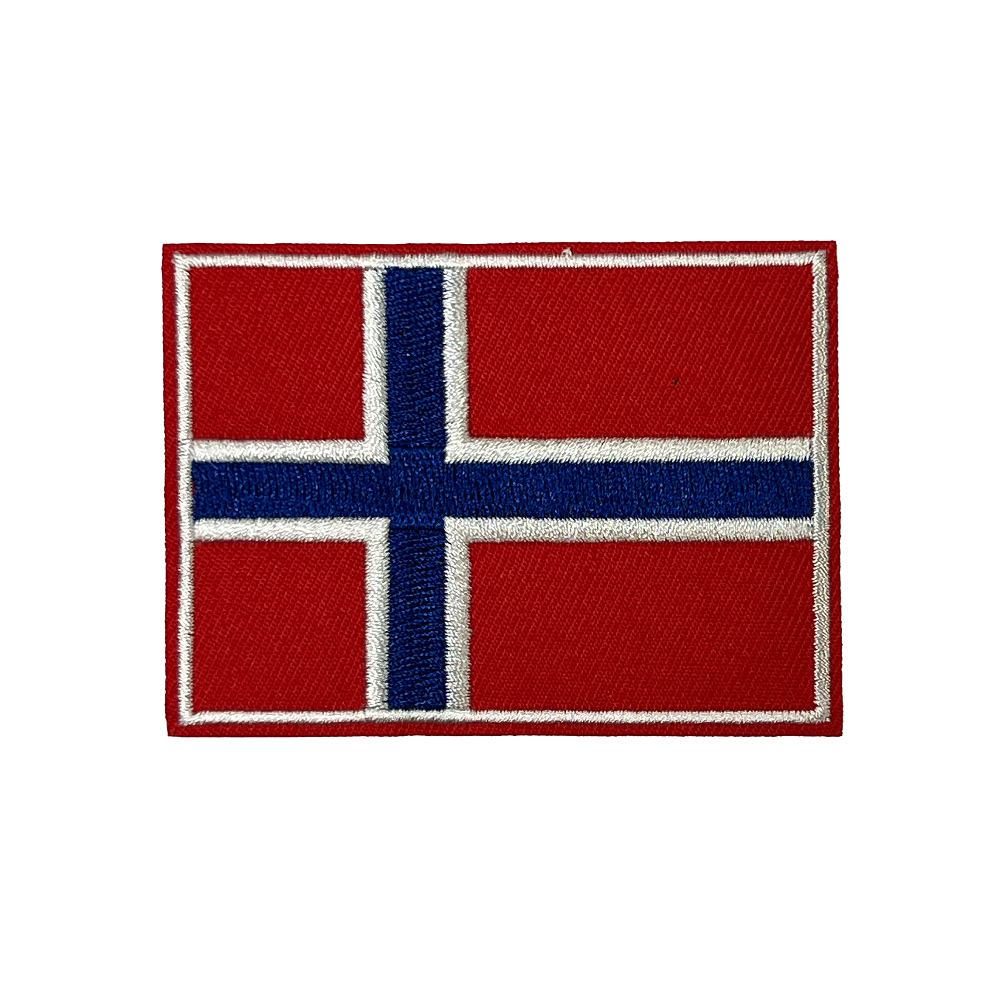 Norway Rectangle Embroidery Patch (8 x 5.5cm) Main image