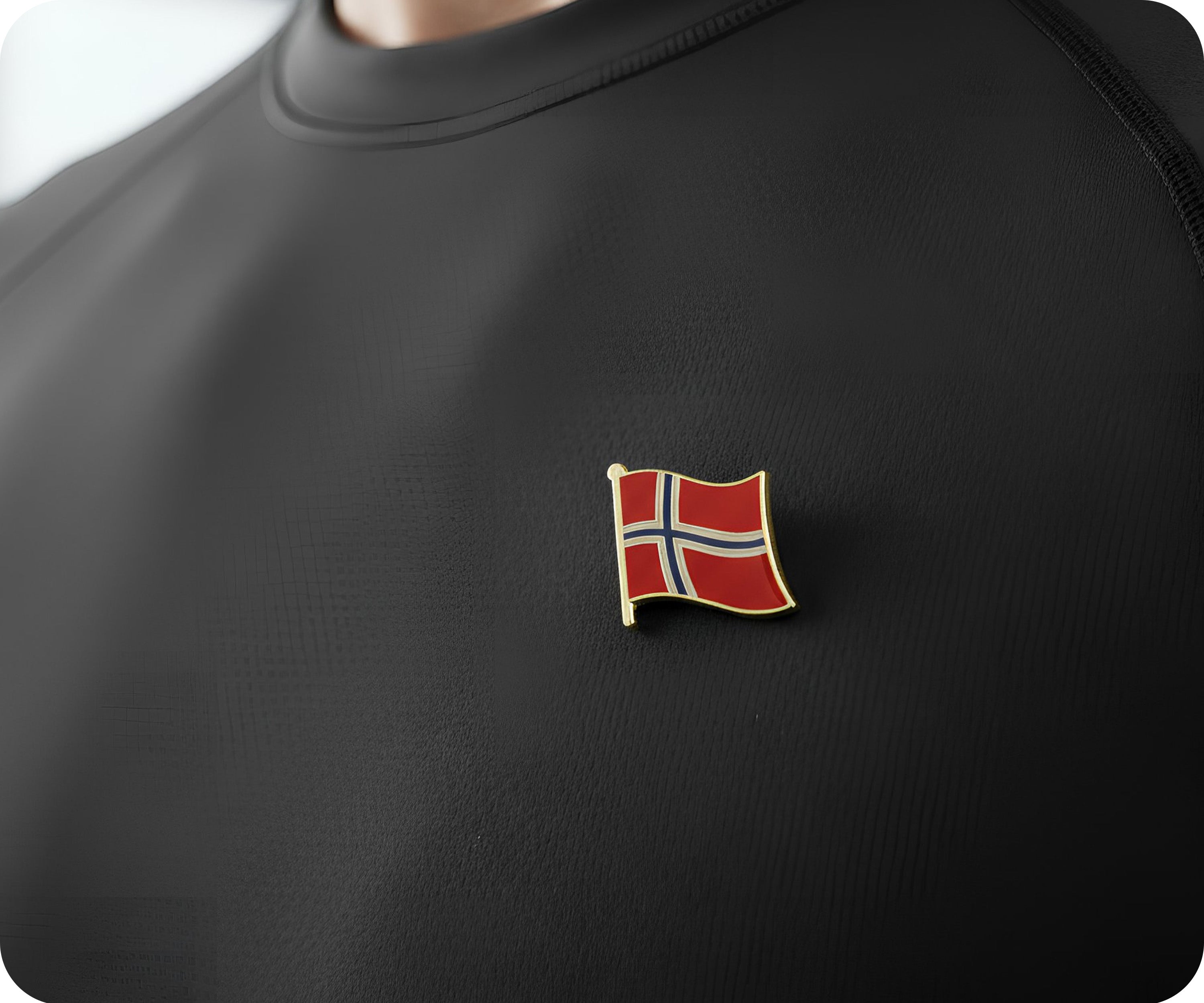 Norway Flag Pin Badge