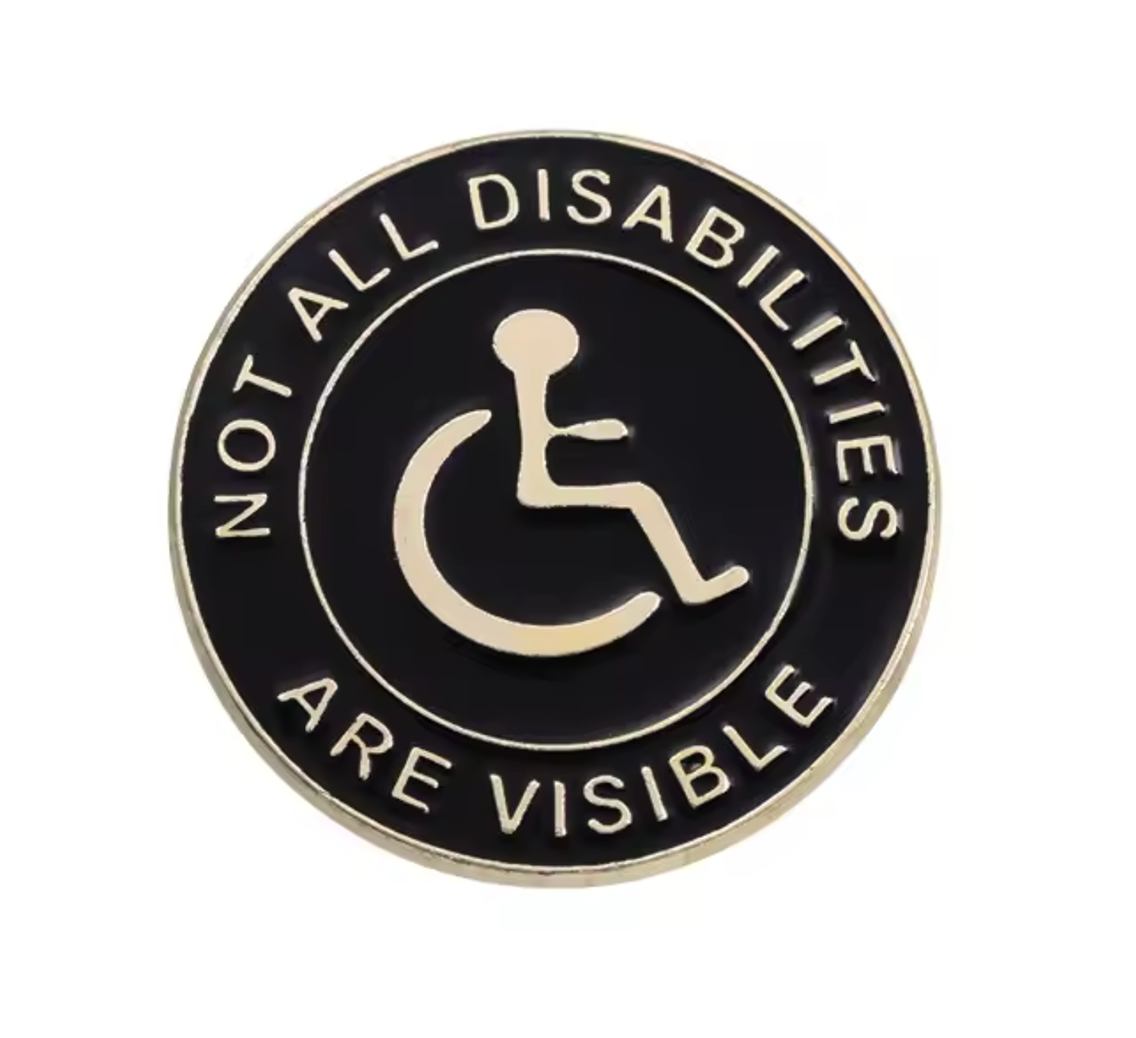 No Todas Las Discapacidades Son Visibles Pin Insignia Imagen principal del producto