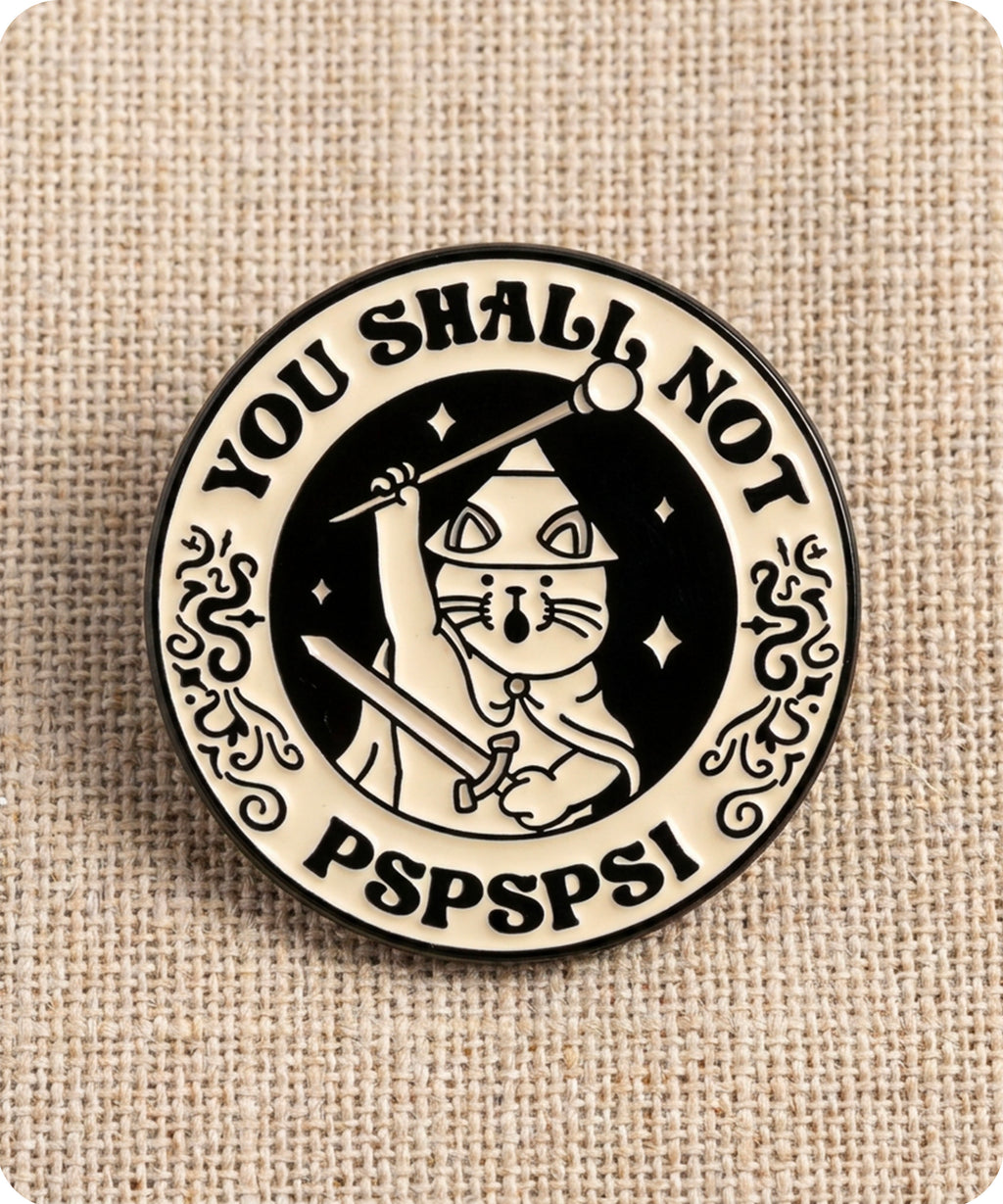 You Shall Not Pspsps Enamel Lapel Pin