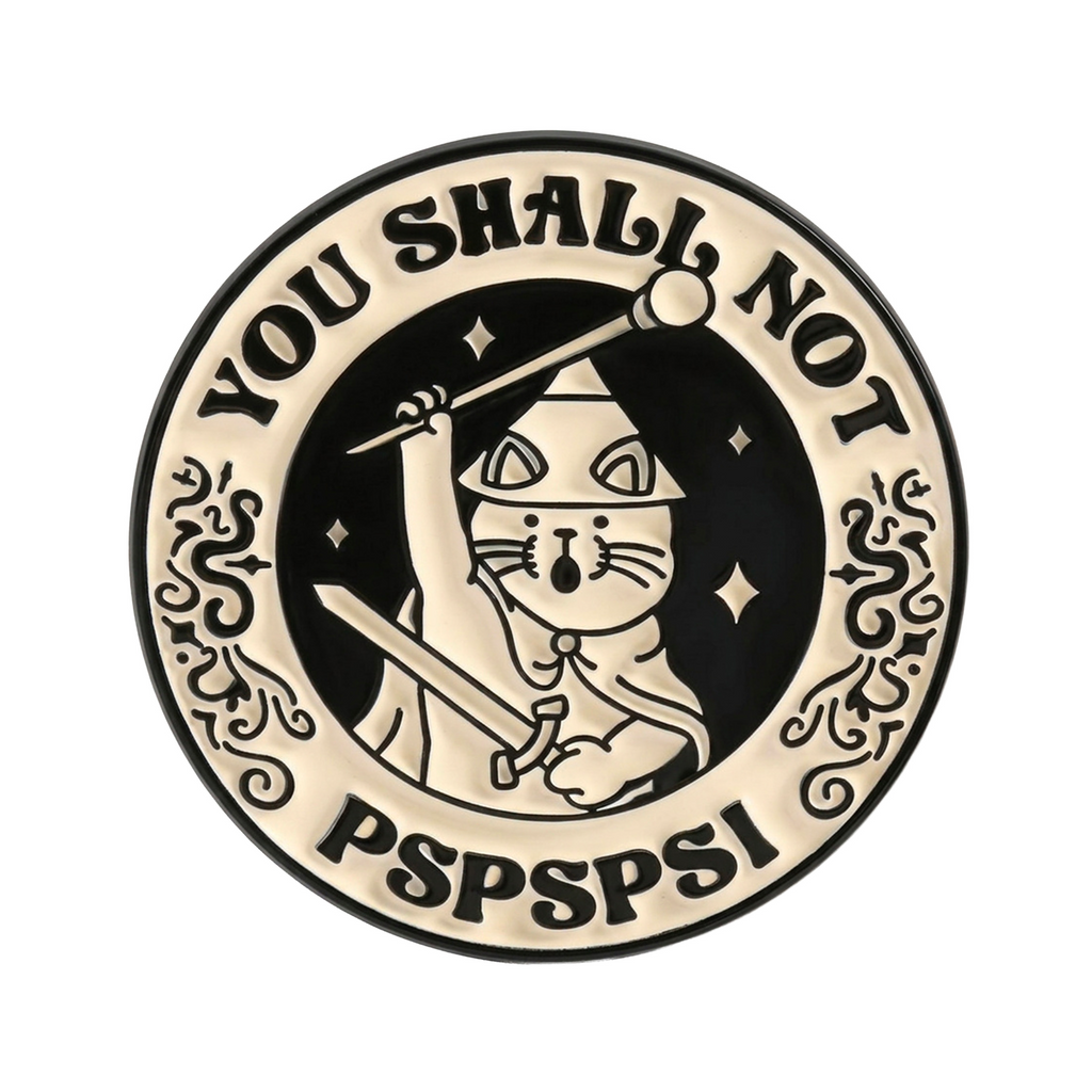 You Shall Not Pspsps Enamel Lapel Pin