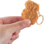 3D Chicken Nugget Keyring