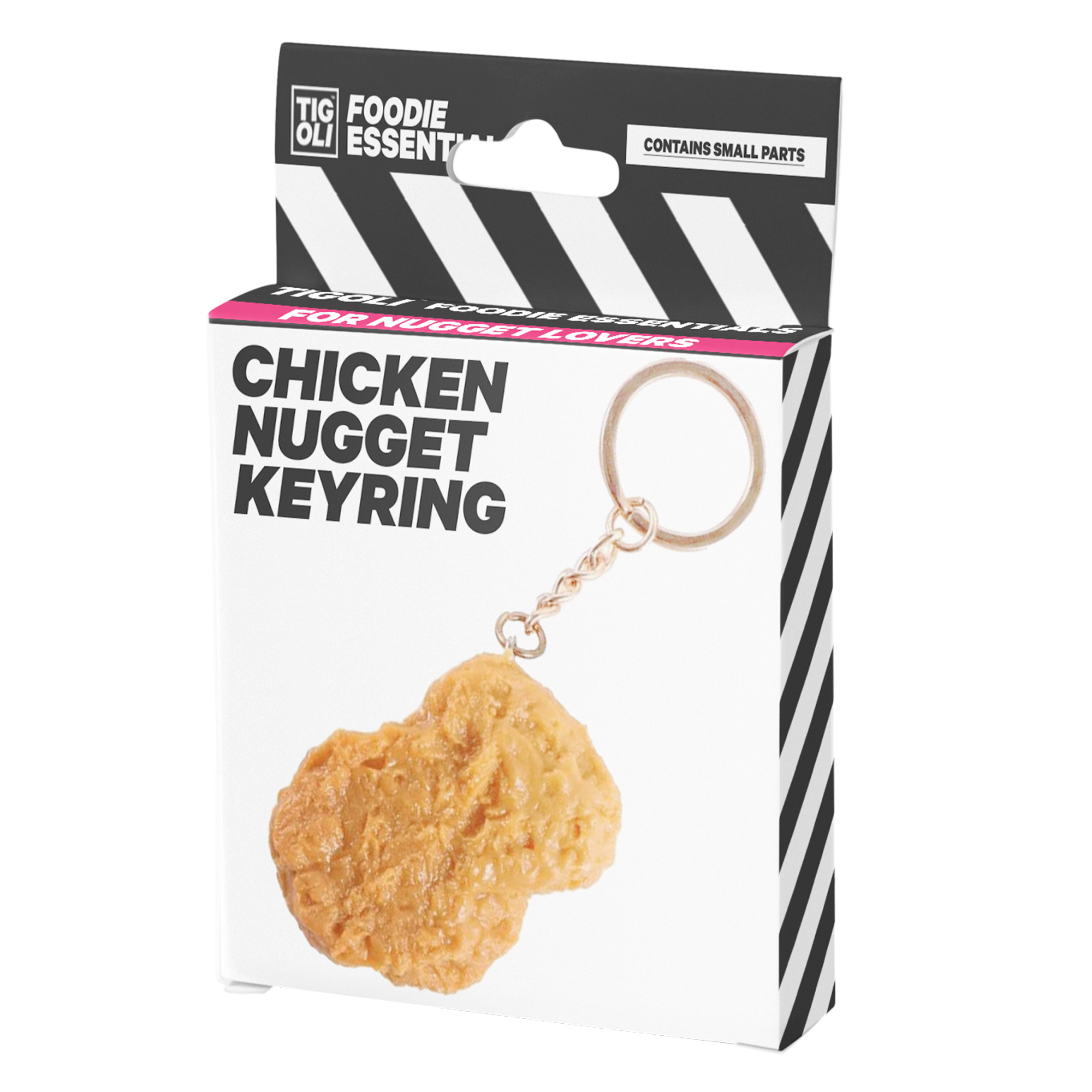 3D Chicken Nugget Keyring
