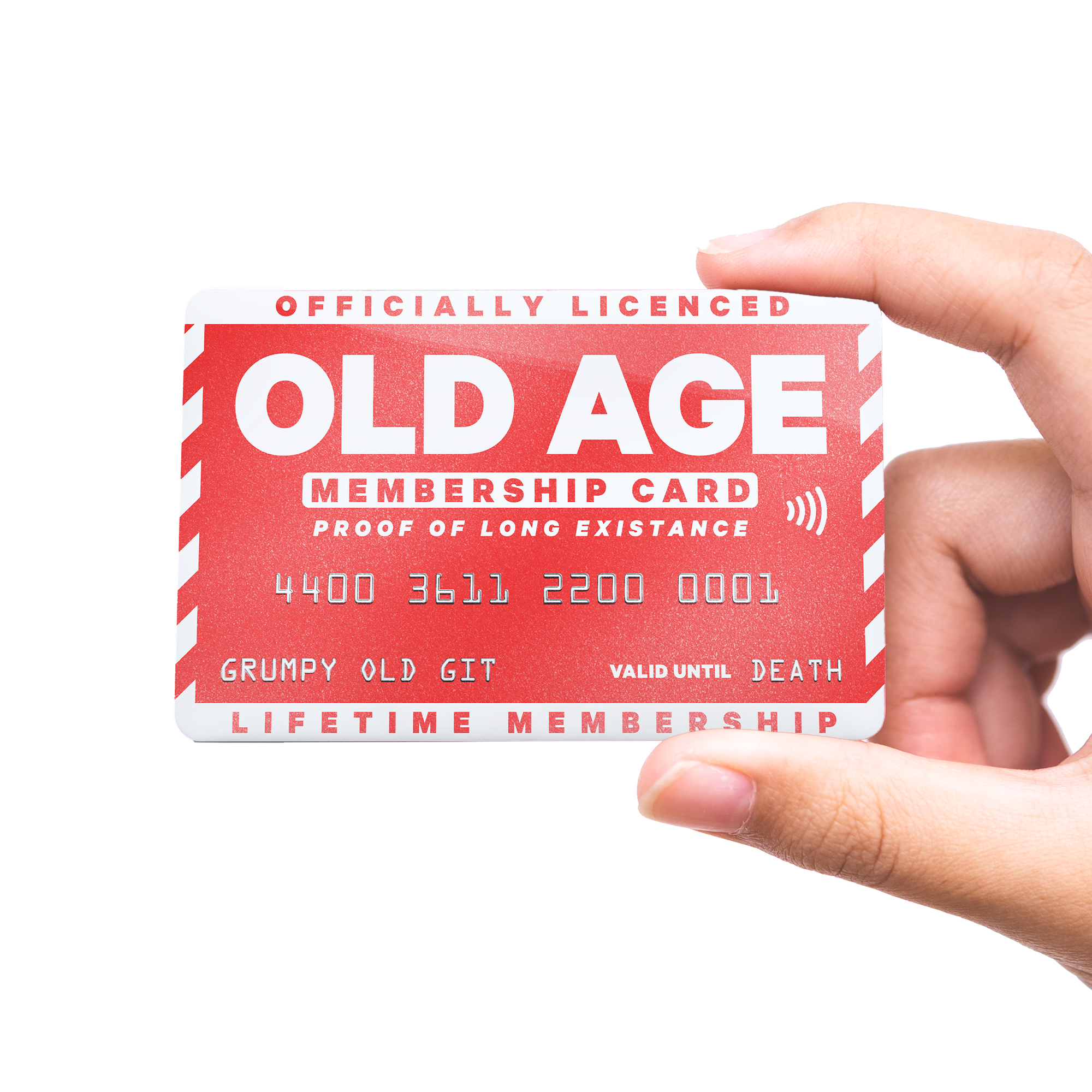 Old Person Membership Card