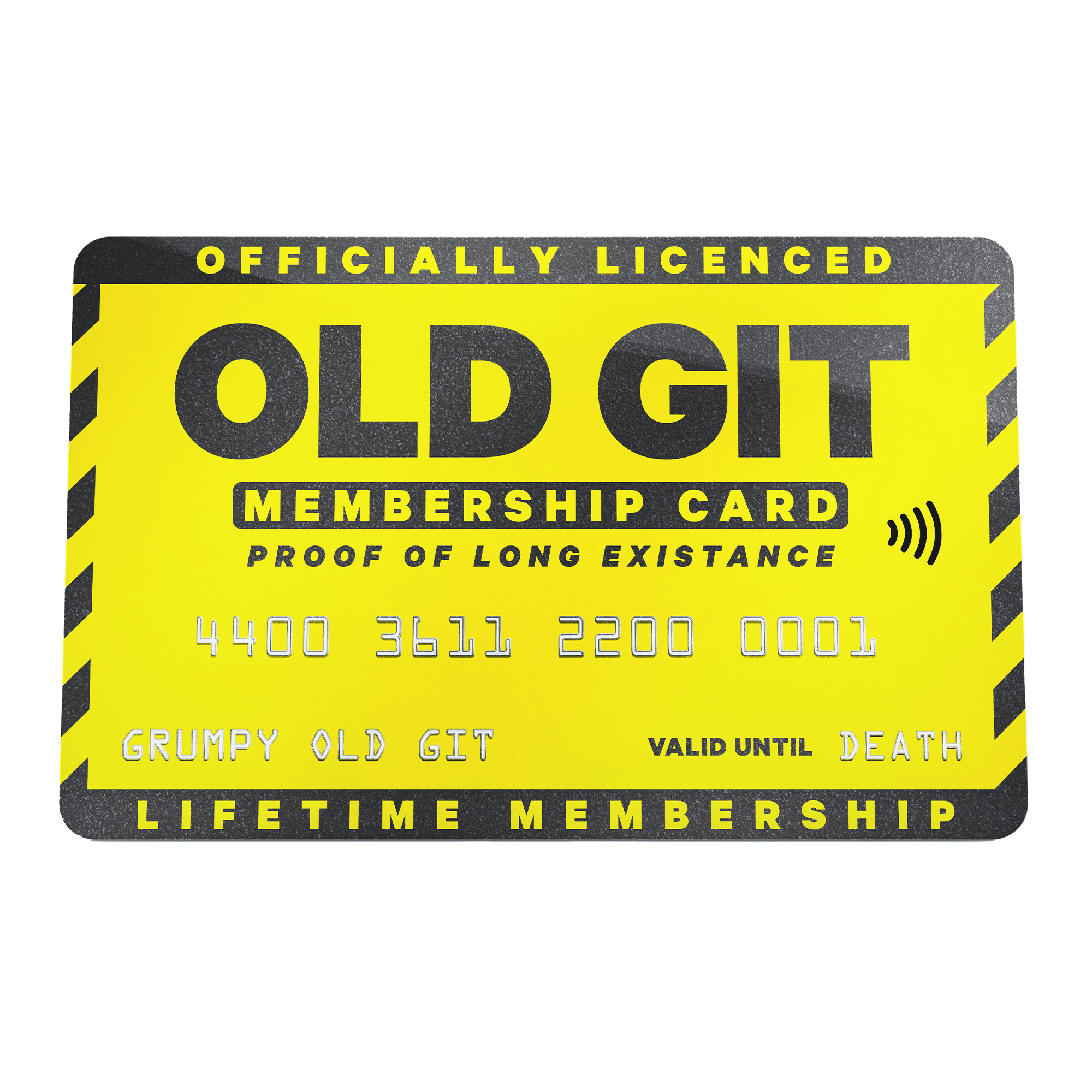 Grumpy Old Git Membership Card