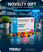 Anti-Grumpy Git Prescription Joke Sweets, 36g | Vegan & Vegetarian