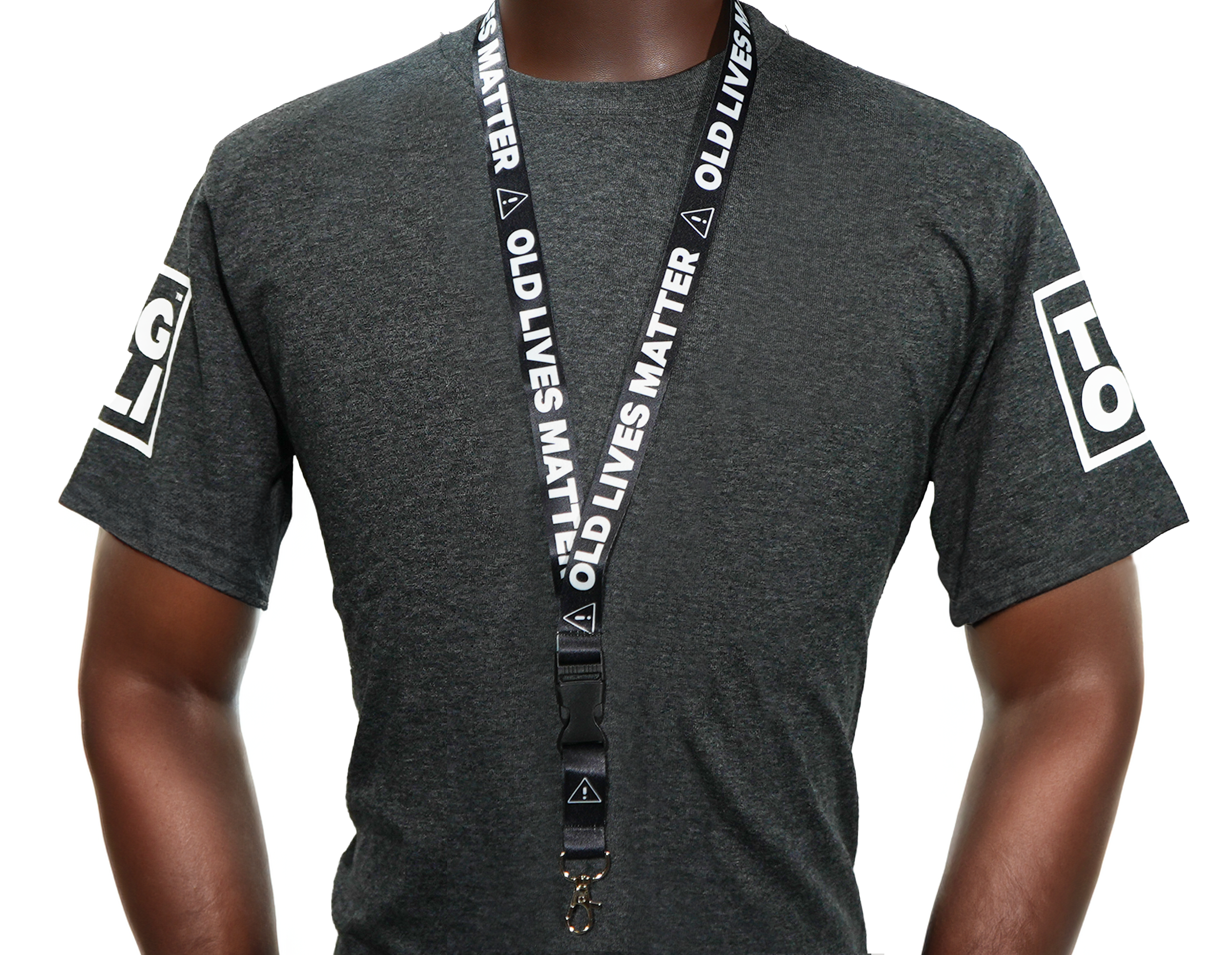 Old Lives Matter Funny Lanyard Secondary image