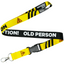 Lanyard divertido: precaución, persona mayor