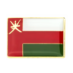 Oman Rectangle Pin Badge