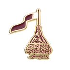 Qatar Tower Flag Pin Badge