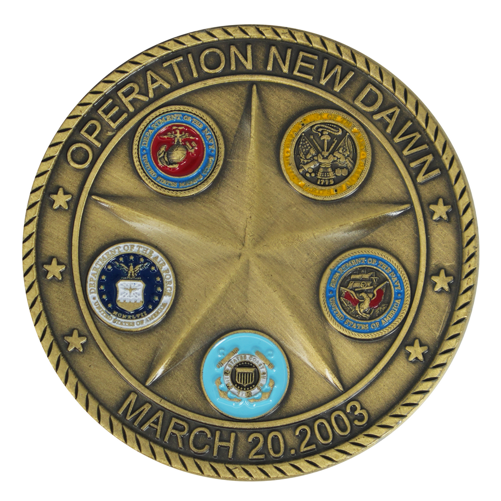 Saint George & Operation New Dawn Commemorative Coin