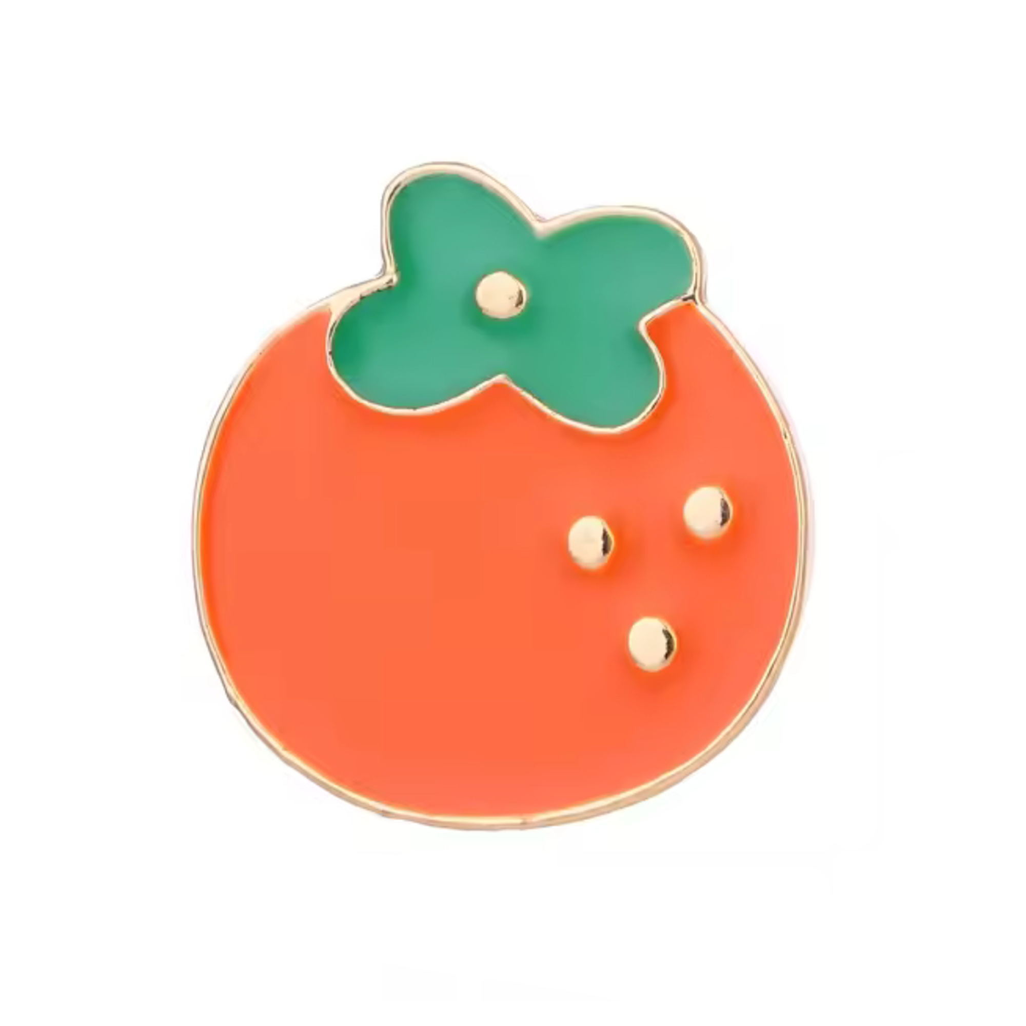 Insignia de pin de fruta naranja Imagen principal del producto